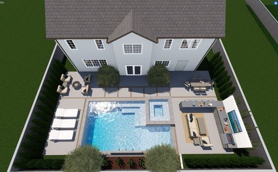 Capistrano Pool and Spa 19′ × 32′