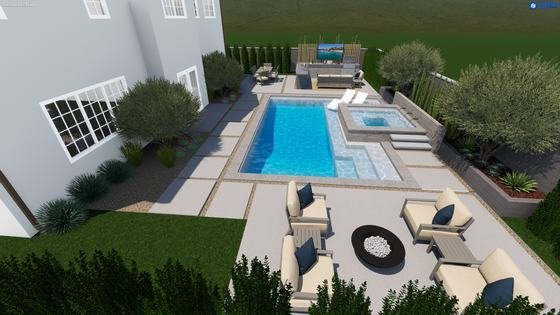 Capistrano Pool and Spa 22′ × 29′