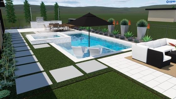 Kensington Pool and Spa 23′ × 31′