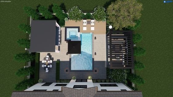 Tejon Pool and Spa 22′ × 30′